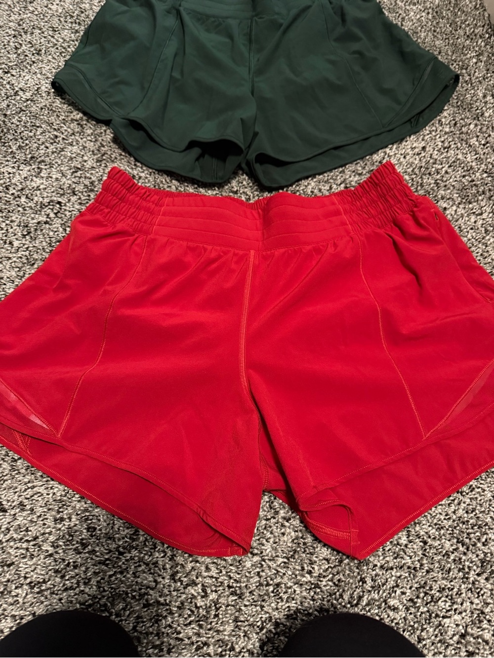 lululemon athletica Women's Athletic Shorts in Red